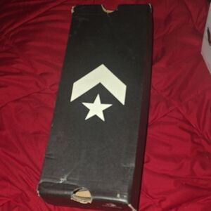 Converse Black Box with White Star Chevron Logo